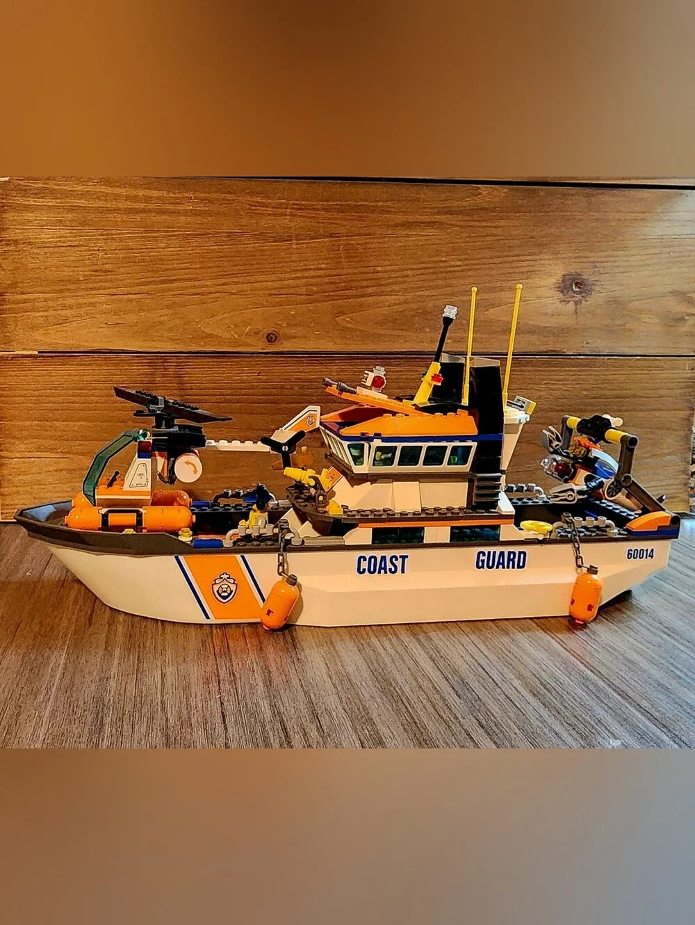 💥 LEGO City 60014 Coast Guard Patrol Vessel Helicopter & Sub Lot 💥